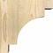 Ekena Millwork Mediterranean Rough Sawn Corbel, Douglas Fir, 4"W x 10"D x 10"H COR04X10X10MED00RDF - alternate 4
